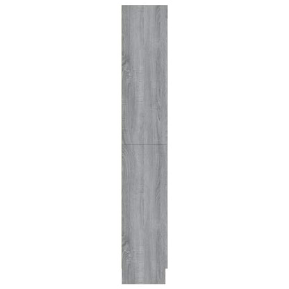 Vitrine Cabinet Grey Sonoma 82,5x30,5x185 cm Engineered Wood