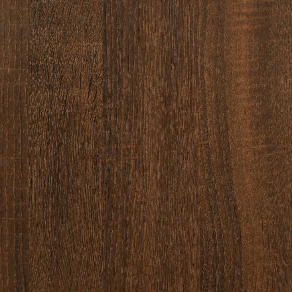 Monitor Stand Brown Oak 100x24x13 cm Engineered Wood