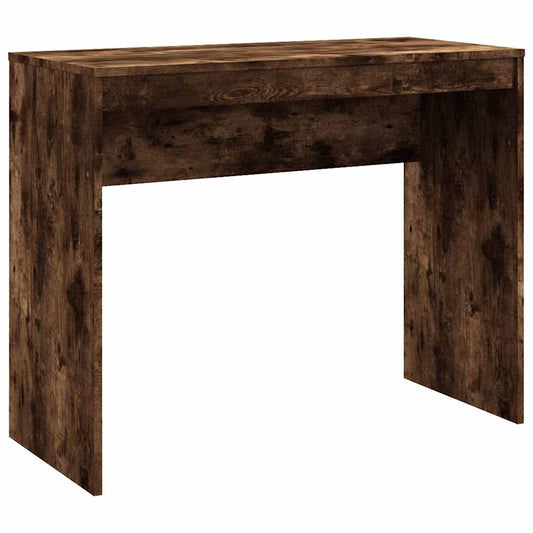 815303 vidaXL Desk Smoked Oak 90x40x72 cm Engineered Wood