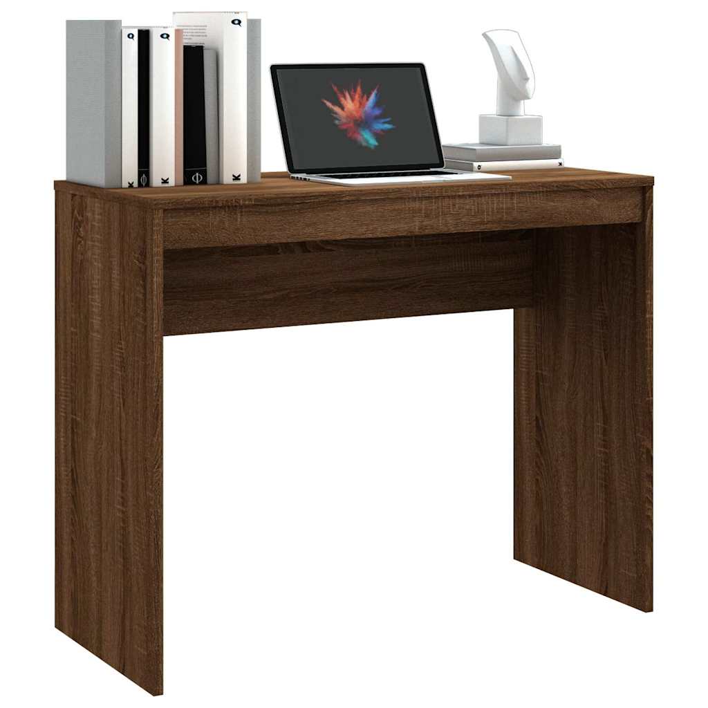 Desk Brown Oak 90x40x72 cm Engineered Wood