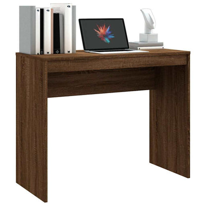 Desk Brown Oak 90x40x72 cm Engineered Wood
