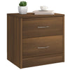 Bedside Cabinet Brown Oak 40x30x40 cm Engineered Wood