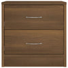 Bedside Cabinet Brown Oak 40x30x40 cm Engineered Wood