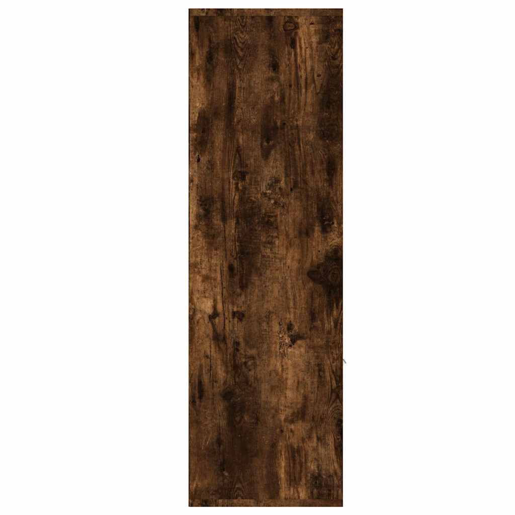 815447 vidaXL Book Cabinet Smoked Oak 98x30x98 cm