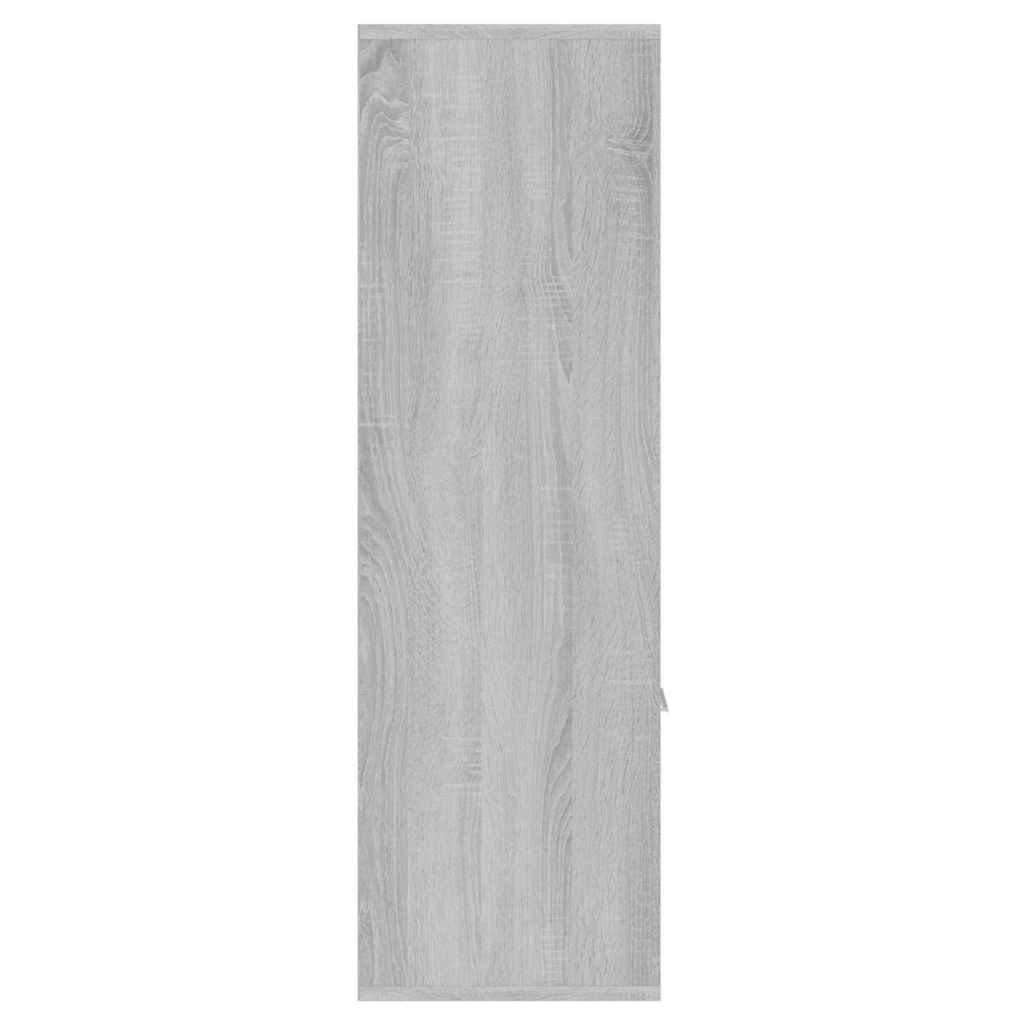 Book Cabinet Grey Sonoma 98x30x98 cm