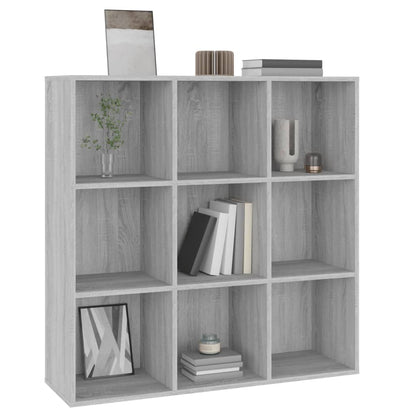 Book Cabinet | Grey Sonoma | Engineered wood | Medium | Book Cabinet