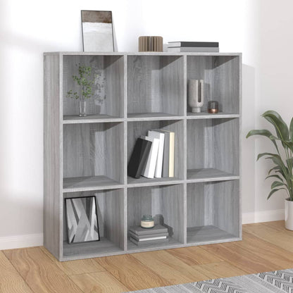 Book Cabinet | Grey Sonoma | Engineered wood | Medium | Book Cabinet