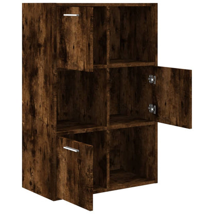 Storage Cabinet | Smoked Oak | Engineered wood | Medium | Storage Cabinet
