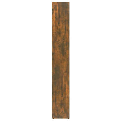 Book Cabinet Smoked Oak 67x24x161 cm Engineered Wood