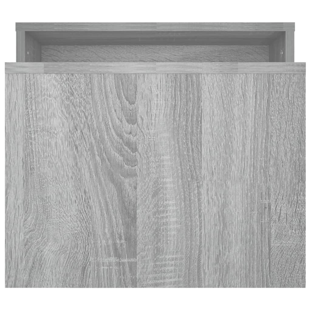 Coffee Table Set Grey Sonoma 100x48x40 cm Engineered Wood