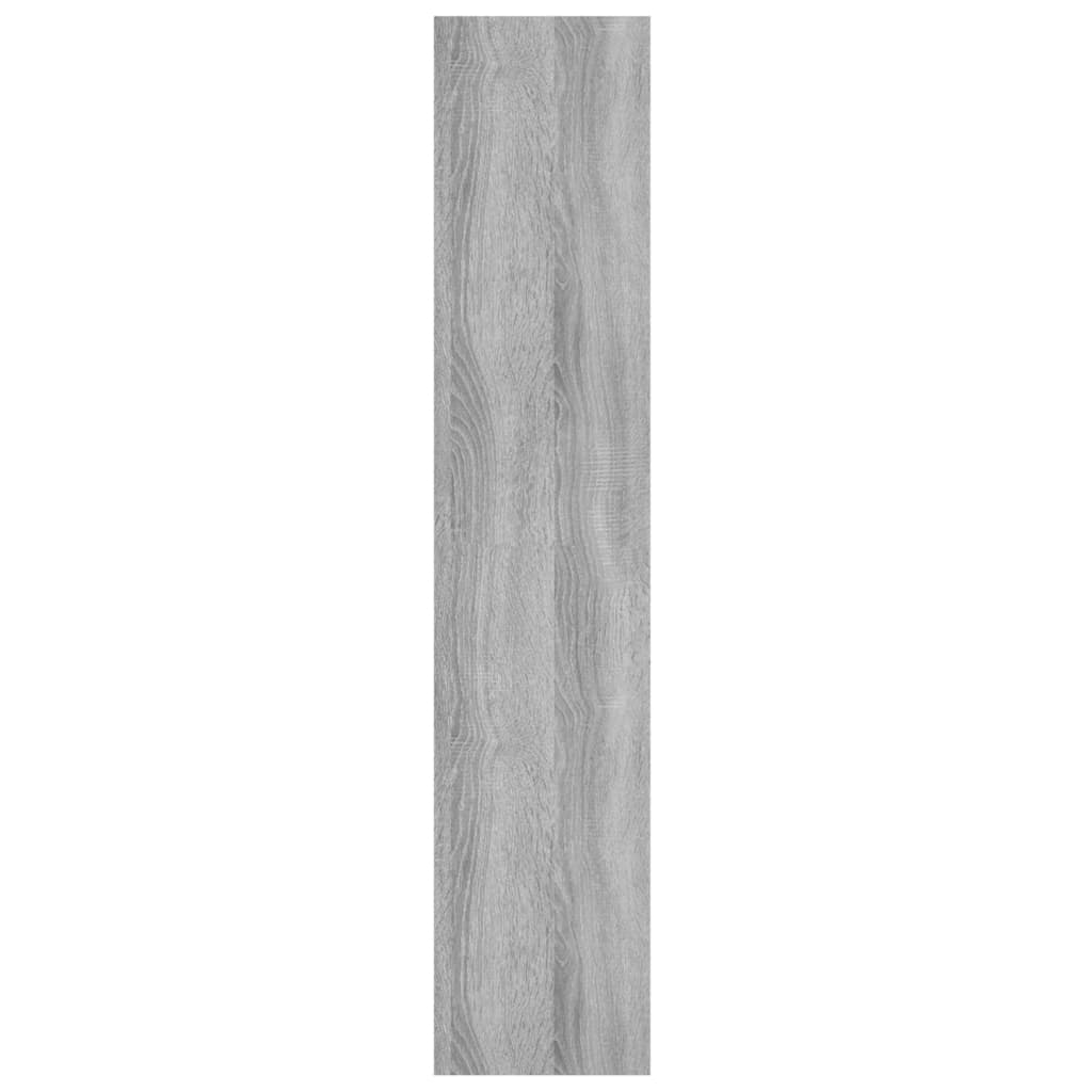 Wall Shelf Grey Sonoma 90x16x78 cm Engineered Wood