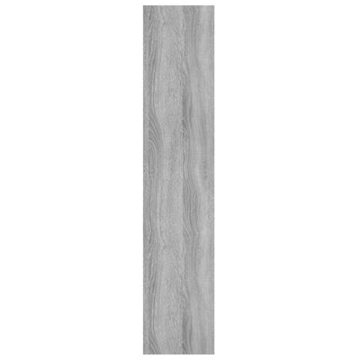 Wall Shelf Grey Sonoma 90x16x78 cm Engineered Wood