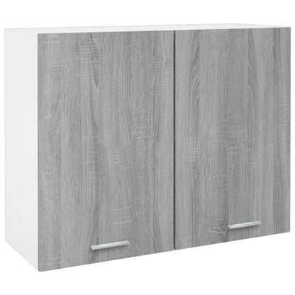 Hanging Cabinet Lyon Grey Sonoma 80x31x60 cm Engineered Wood