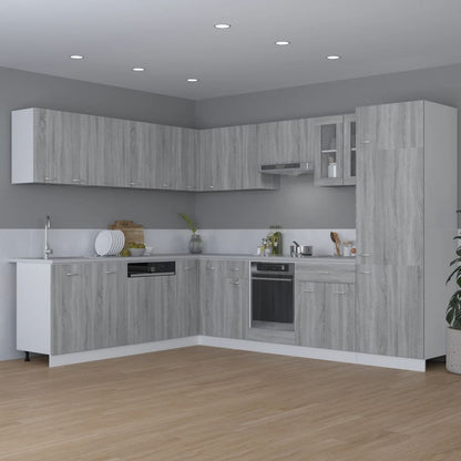 Hanging Cabinet Lyon Grey Sonoma 80x31x60 cm Engineered Wood