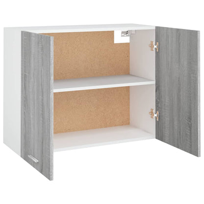 Hanging Cabinet Lyon Grey Sonoma 80x31x60 cm Engineered Wood