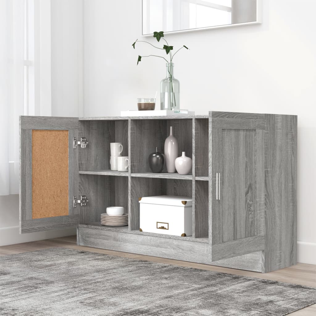 Sideboard Grey Sonoma 120x30,5x70 cm Engineered Wood