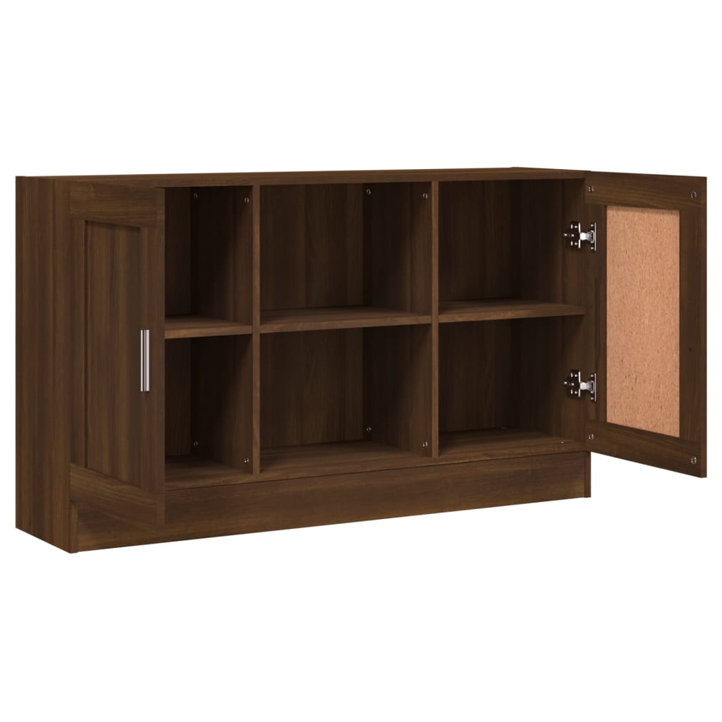 Sideboard Brown Oak 120x30,5x70 cm Engineered Wood