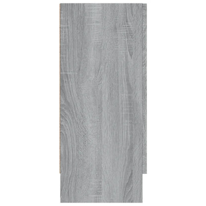 Vitrine Cabinet Grey Sonoma 120x30,5x70 cm Engineered Wood