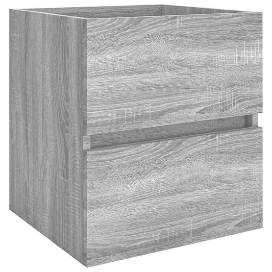 Sink Cabinet | Grey Sonoma | Engineered wood | Compact | Sink Cabinet
