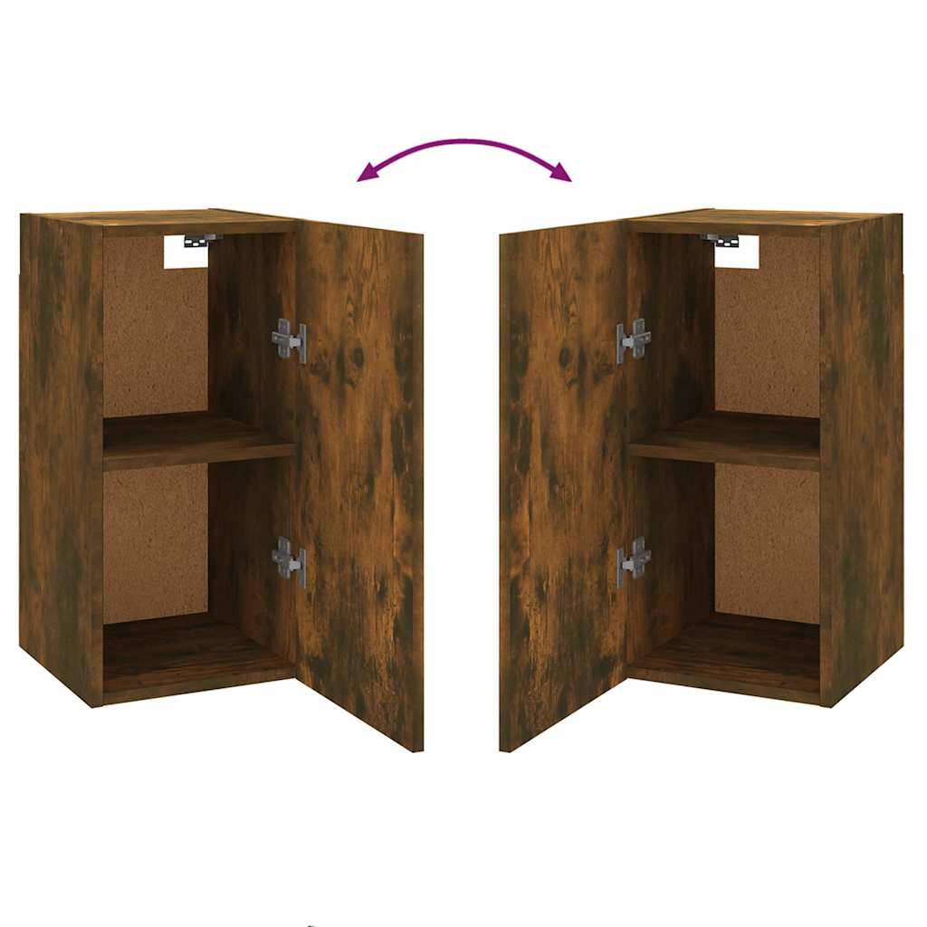 TV Cabinet Smoked Oak 30.5x30x60 cm Engineered Wood