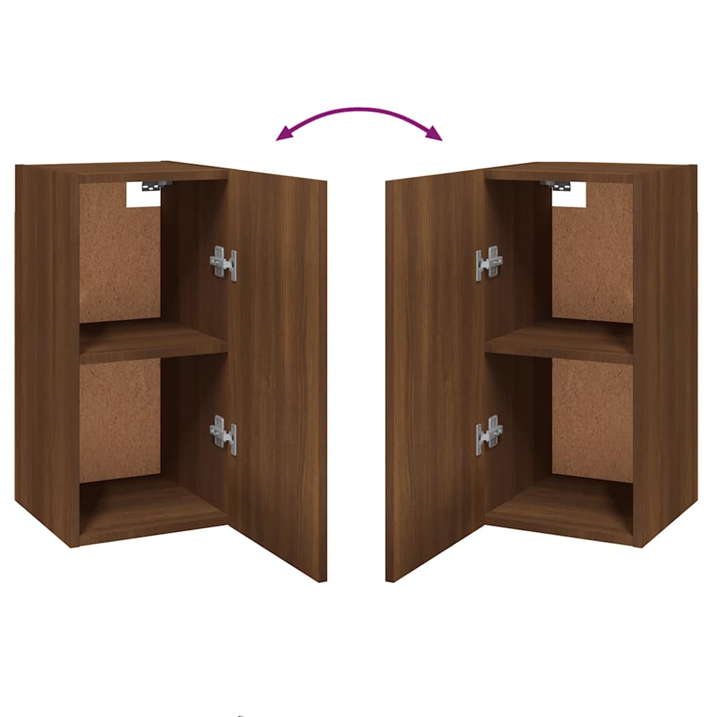TV Cabinet Brown Oak 30.5x30x60 cm Engineered Wood