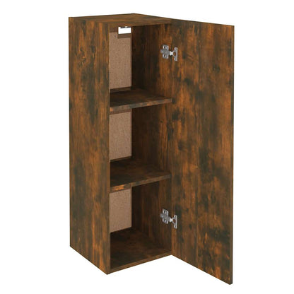TV Cabinet Smoked Oak 30.5x30x90 cm Engineered Wood