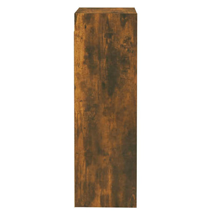TV Cabinets 2 pcs Smoked Oak 30.5x30x90 cm Engineered Wood
