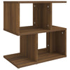 Bedside Cabinet Brown Oak 50x30x51.5 cm Engineered Wood
