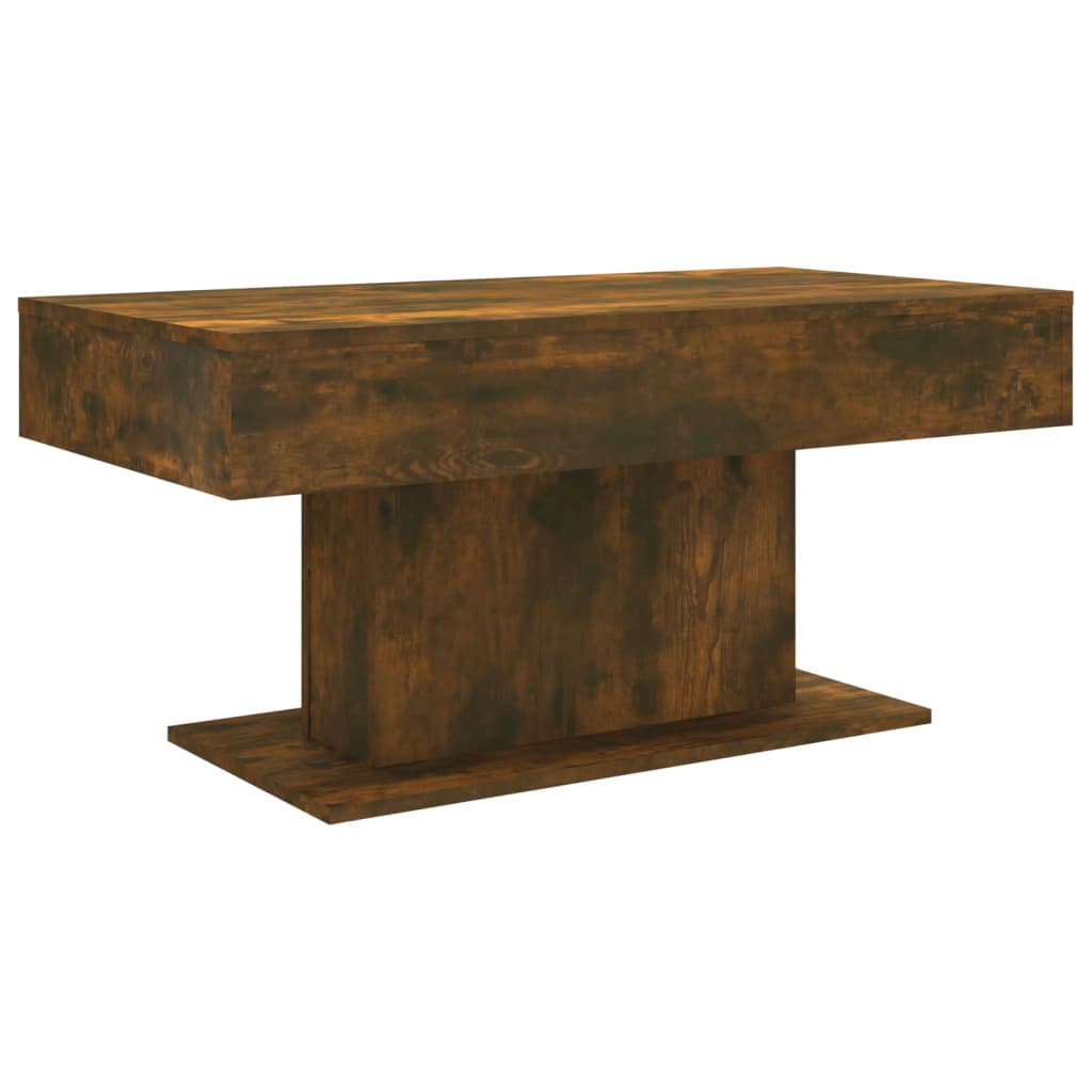 Coffee Table | Smoked oak | Engineered wood | 96x50 cm | Modern