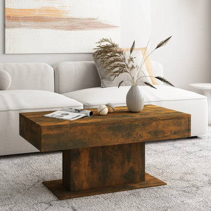Coffee Table | Smoked oak | Engineered wood | 96x50 cm | Modern