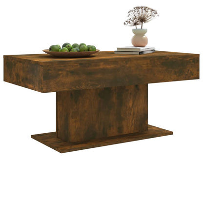 Coffee Table | Smoked oak | Engineered wood | 96x50 cm | Modern