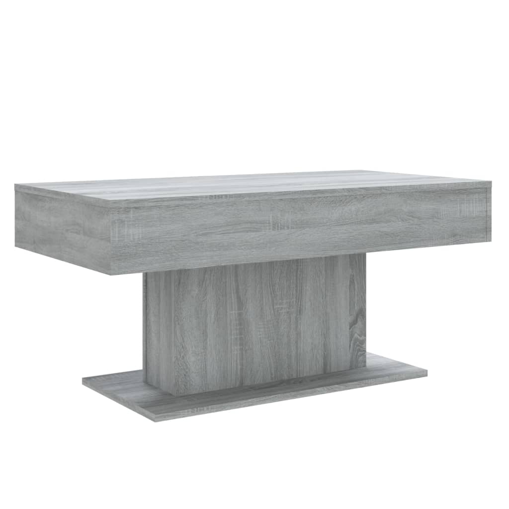 Coffee Table | Grey Sonoma | Engineered Wood | Medium | Modern
