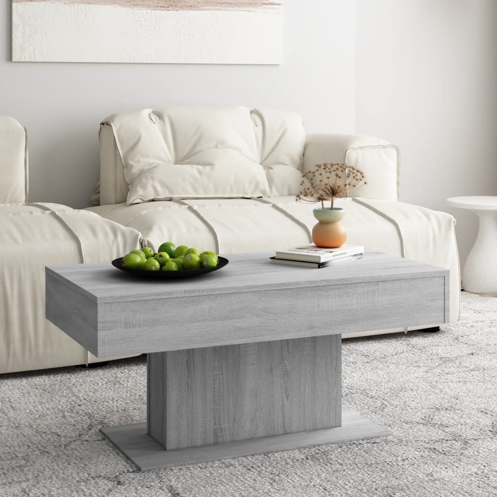 Coffee Table | Grey Sonoma | Engineered Wood | Medium | Modern