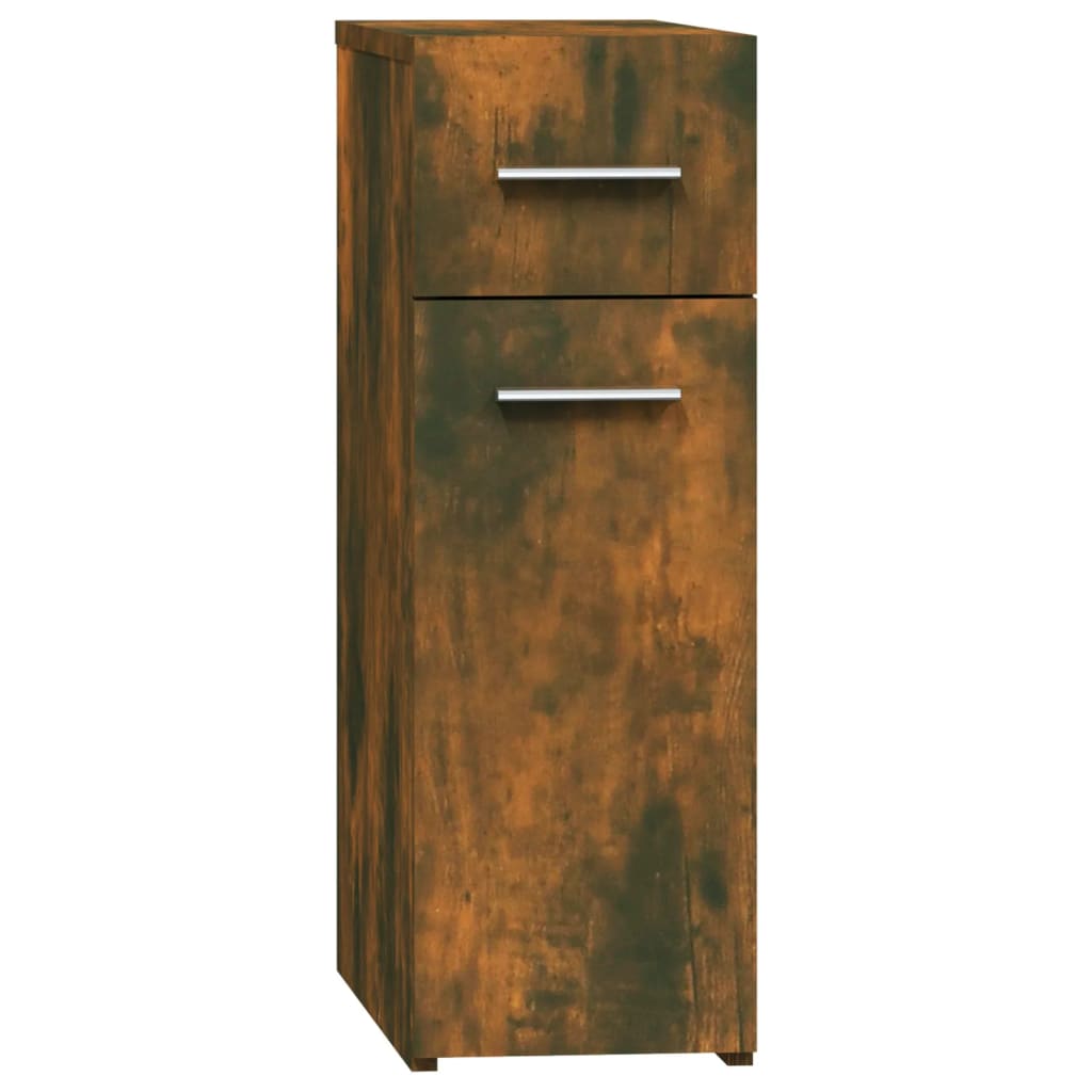 Apothecary Cabinet | Smoked Oak | Engineered Wood | Medium