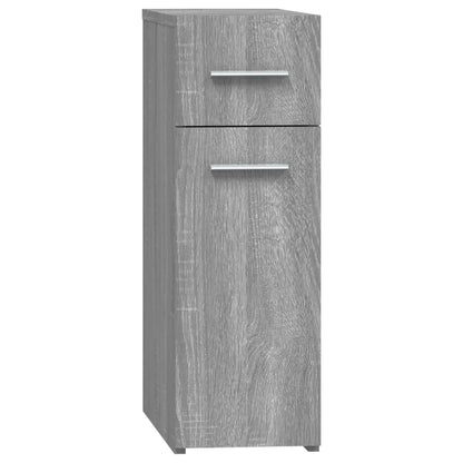 Apothecary Cabinet | Grey Sonoma | Engineered wood | Single