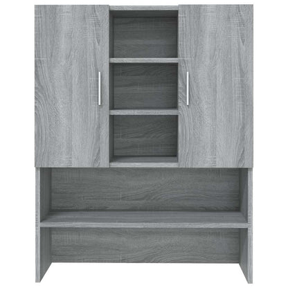 Washing Machine Cabinet Grey Sonoma 70.5x25.5x90 cm