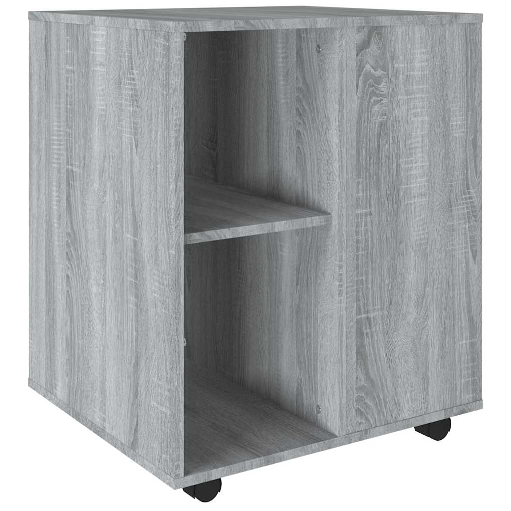 Rolling Cabinet | Grey Sonoma | Engineered Wood | Standard | Rollable