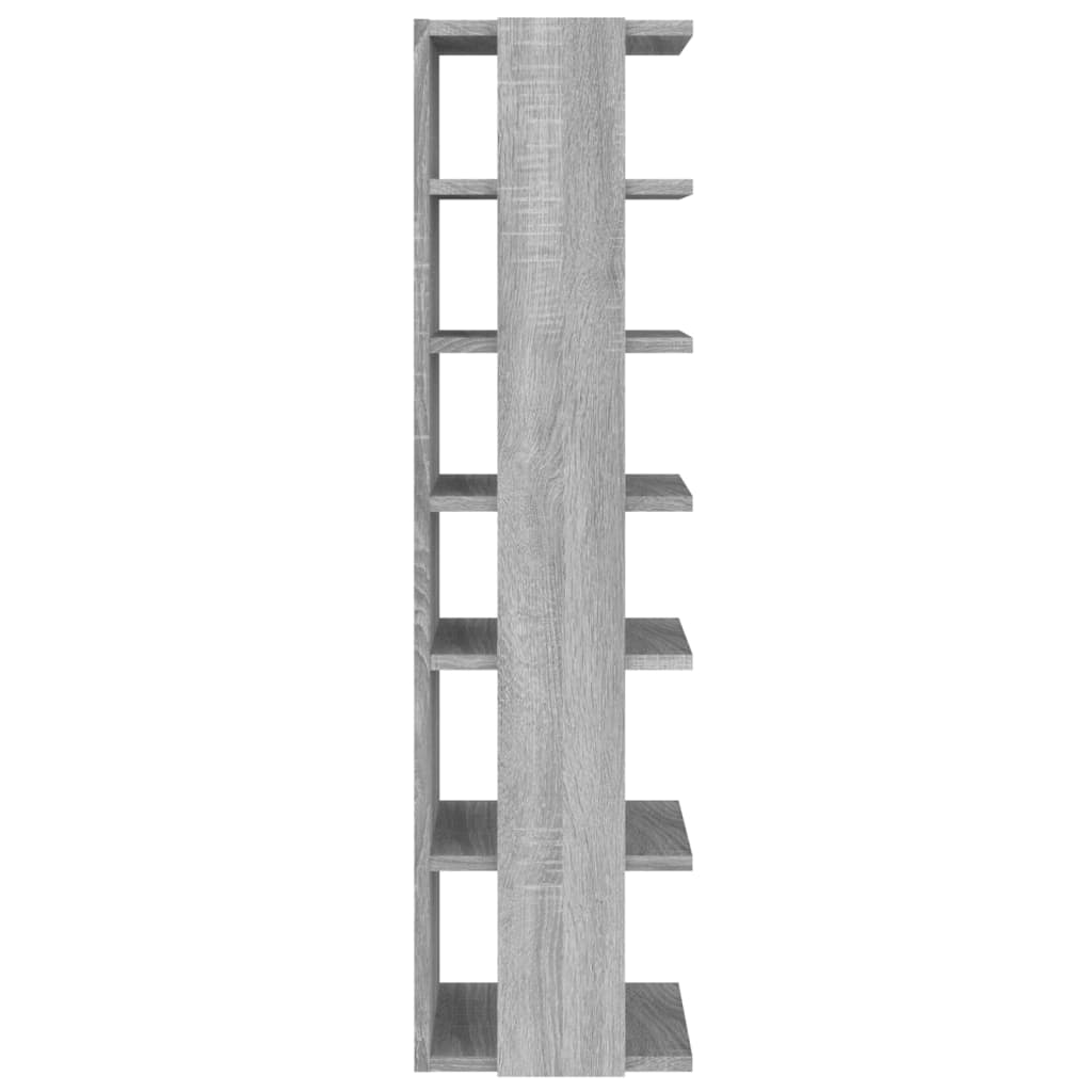 Shoe Rack Grey Sonoma 27.5x27x102 cm Engineered Wood