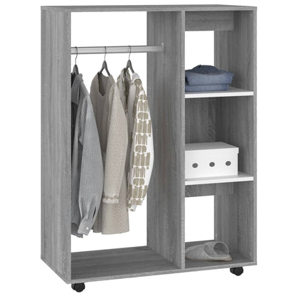 Wardrobe Grey Sonoma 80x40x110 cm Engineered Wood