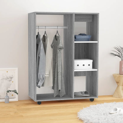 Wardrobe Grey Sonoma 80x40x110 cm Engineered Wood