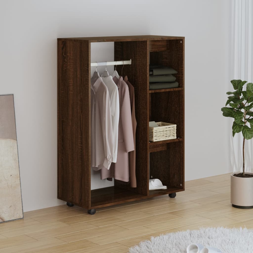 Wardrobe Brown Oak 80x40x110 cm Engineered Wood