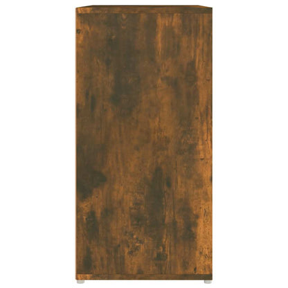 816008 vidaXL Shoe Cabinet Smoked Oak 60x35x70 cm Engineered Wood