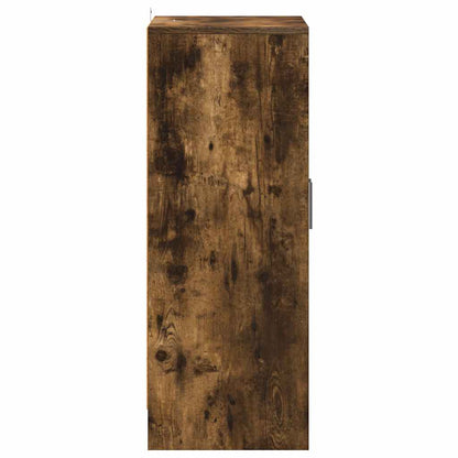 816011 vidaXL Shoe Cabinet Smoked Oak 60x35x92 cm Engineered Wood