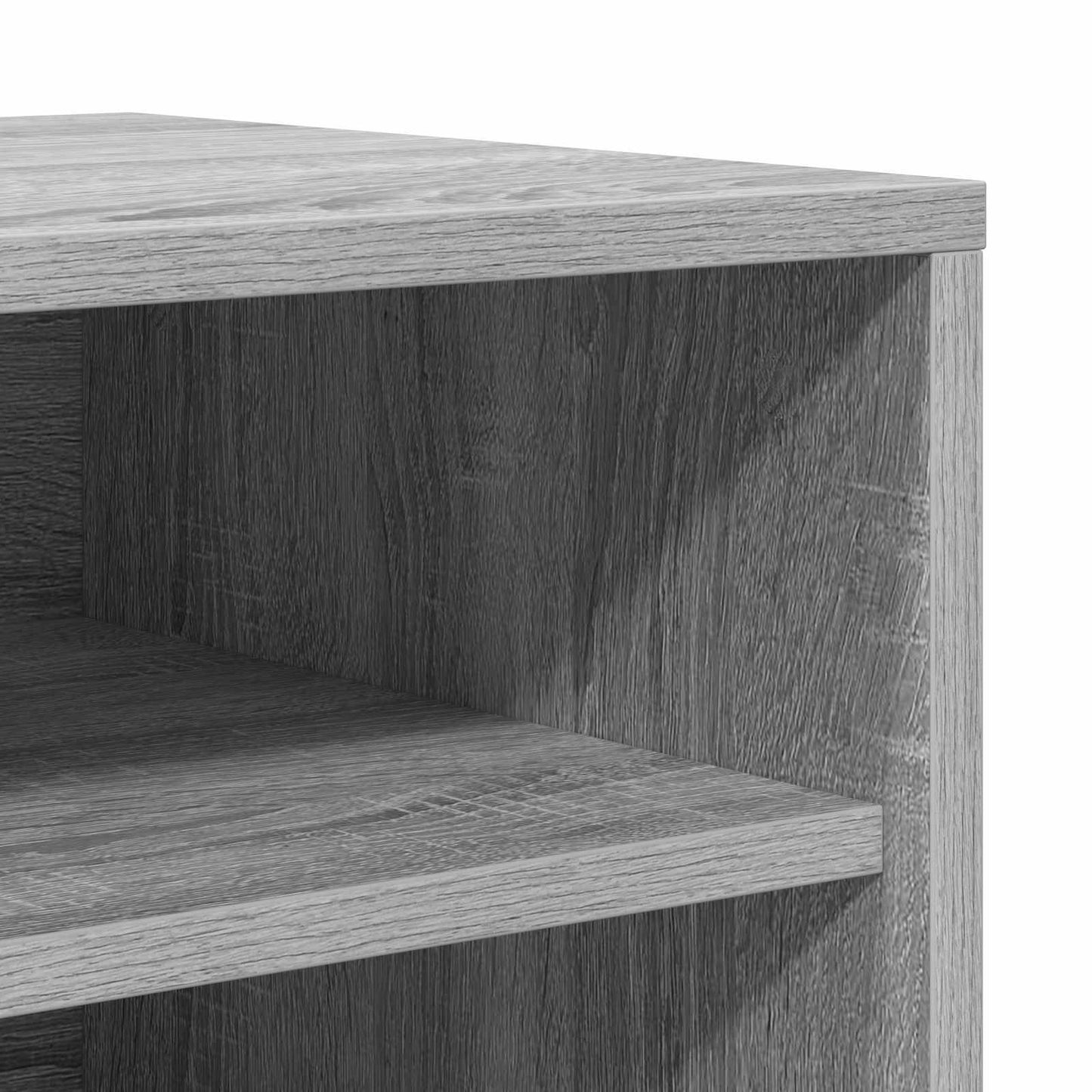 Shoe Cabinet Grey Sonoma 60x35x70 cm Engineered Wood