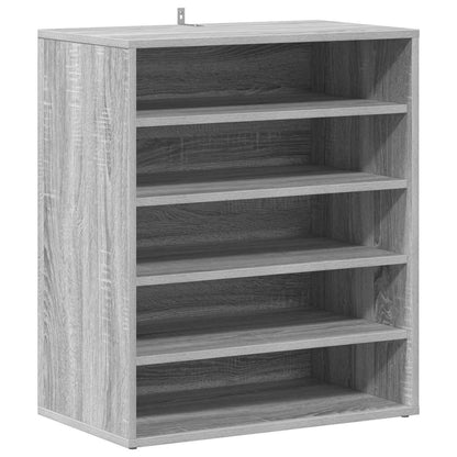 Shoe Cabinet Grey Sonoma 60x35x70 cm Engineered Wood
