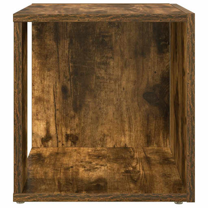 Side Table Smoked Oak 33x33x34,5 cm Engineered Wood