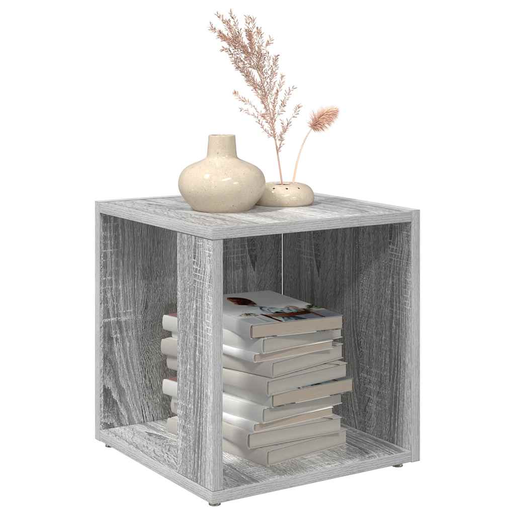 Side Table Grey Sonoma 33x33x34,5 cm Engineered Wood