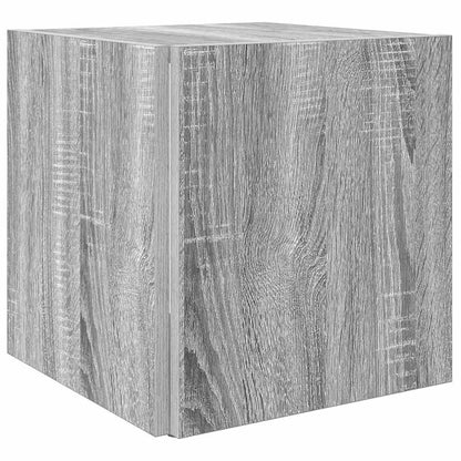 Side Table Grey Sonoma 33x33x34,5 cm Engineered Wood