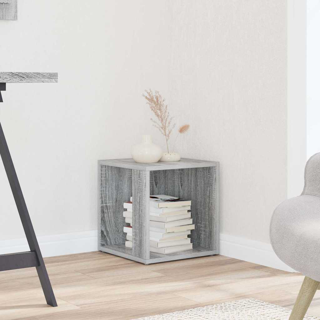 Side Table Grey Sonoma 33x33x34,5 cm Engineered Wood