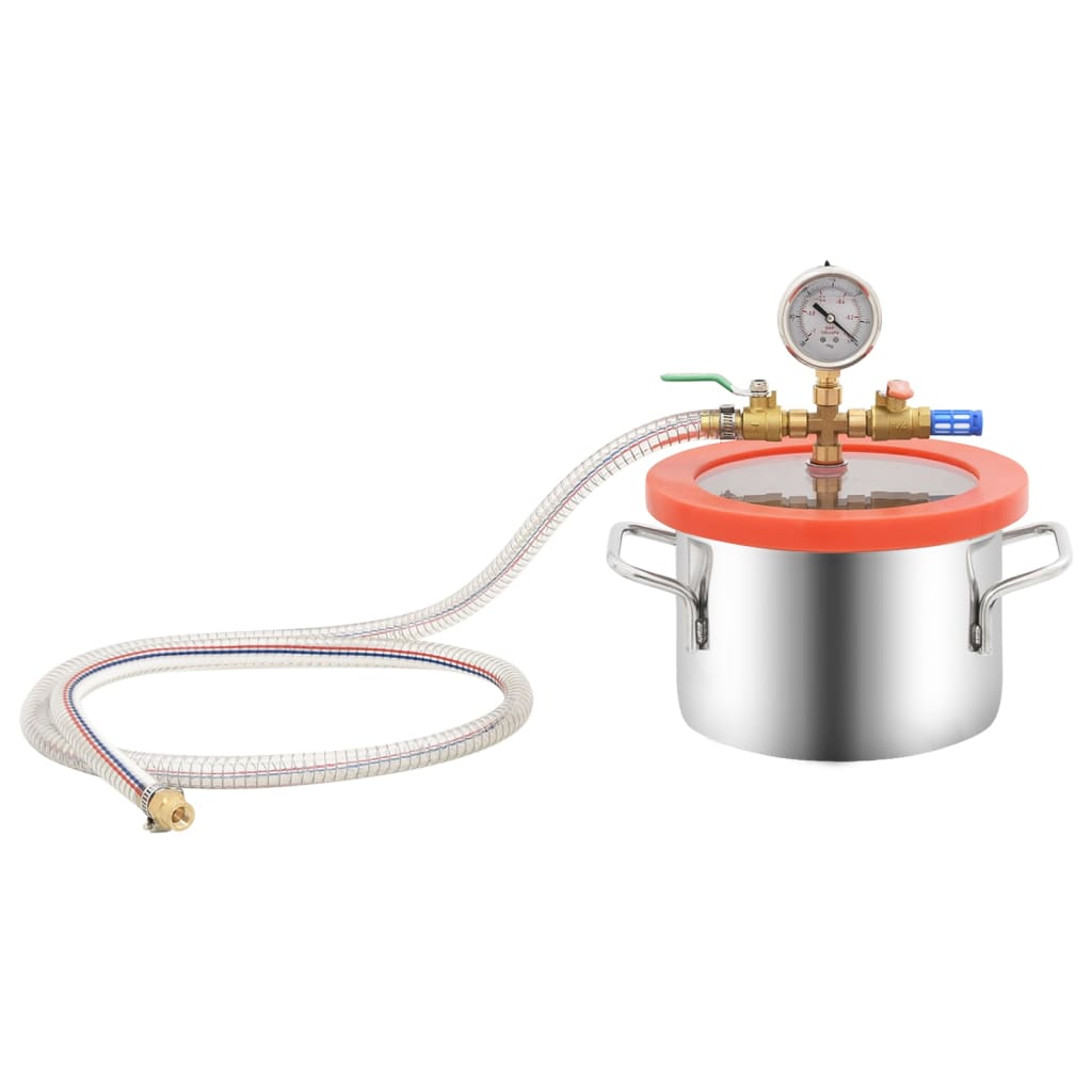 Vacuum Chamber Stainless Steel 3.7 L